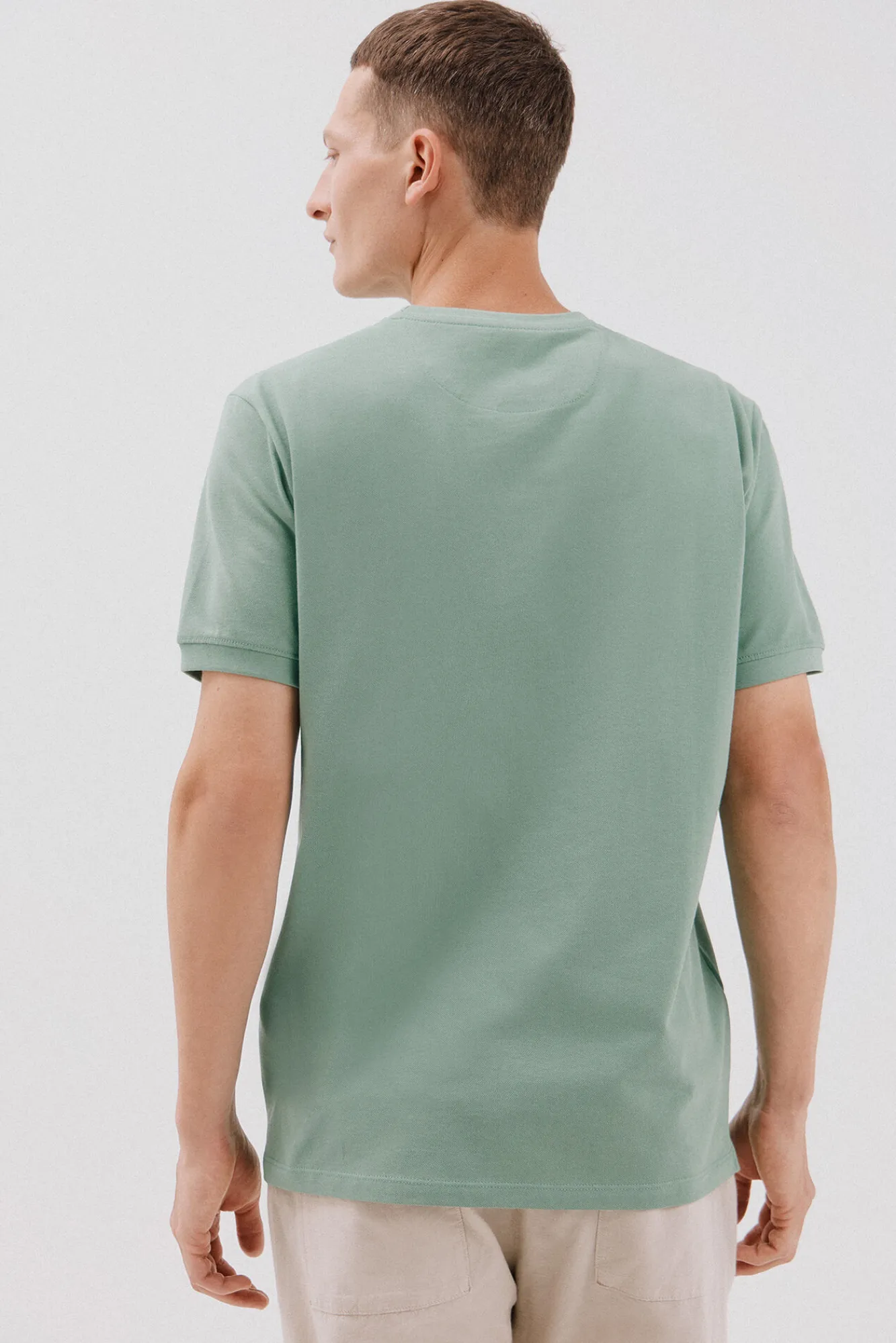 Cortefiel Camiseta básica piqué
