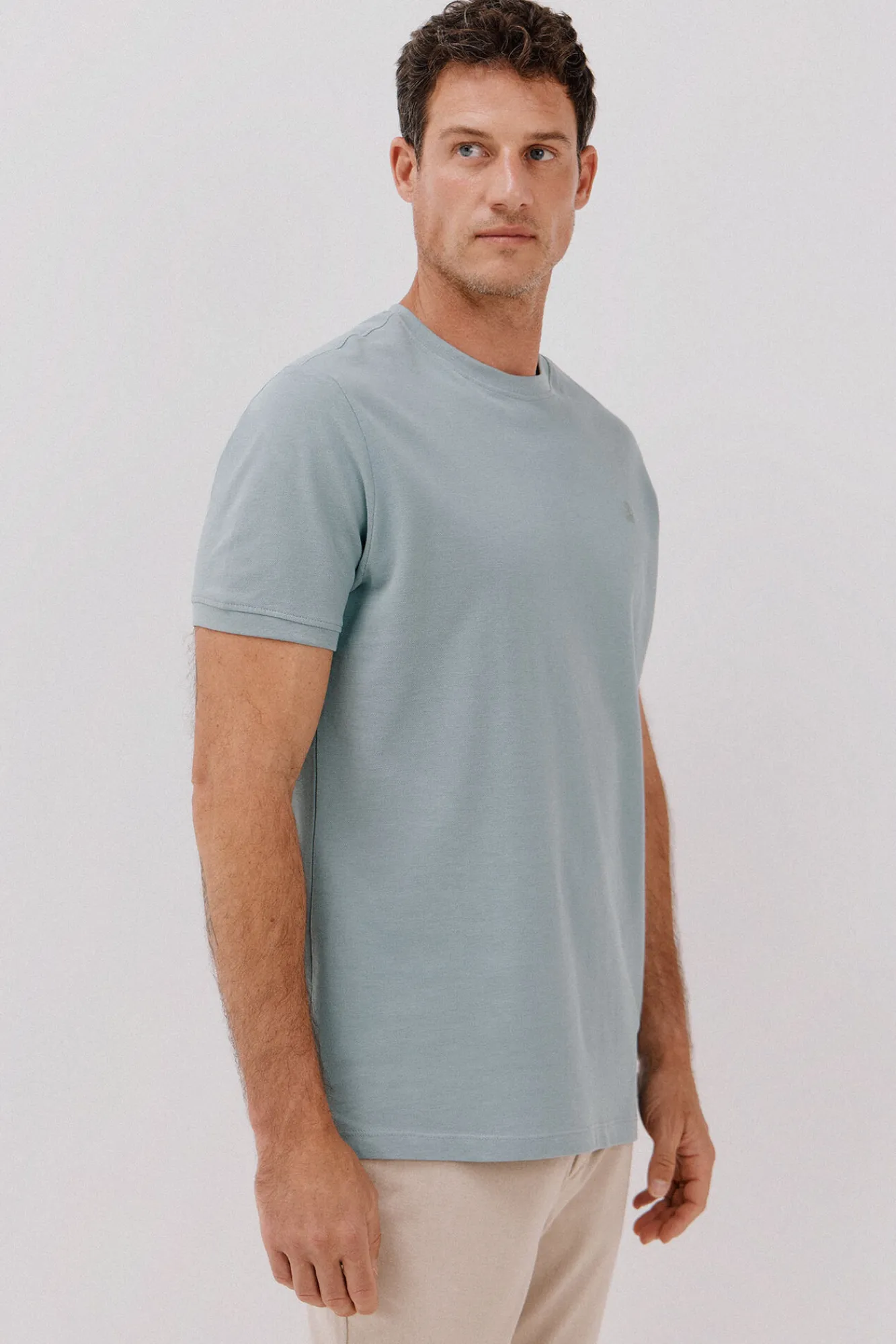 Cortefiel Camiseta básica piqué