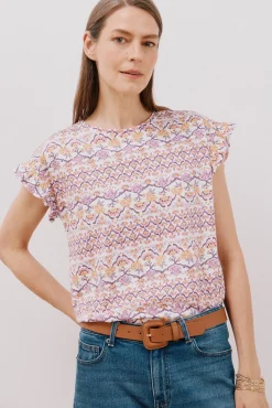 Cortefiel Camiseta básica volante