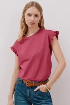 Cortefiel Camiseta básica volante