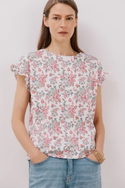 Cortefiel Camiseta básica volante