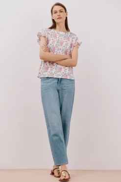 Cortefiel Camiseta básica volante