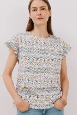 Cortefiel Camiseta básica volante