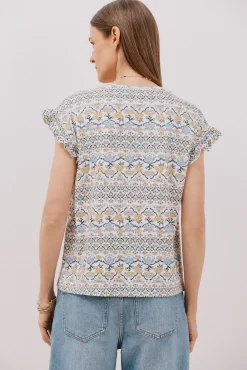 Cortefiel Camiseta básica volante