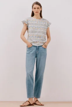 Cortefiel Camiseta básica volante