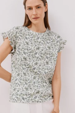 Cortefiel Camiseta básica volante