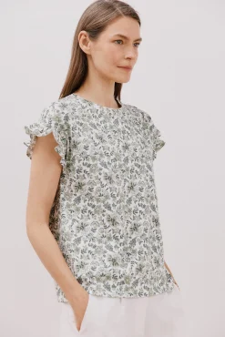 Cortefiel Camiseta básica volante