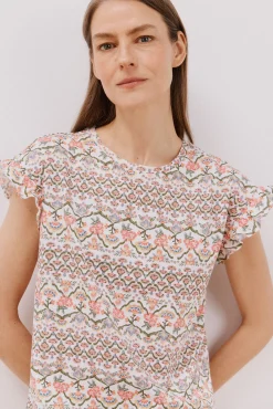 Cortefiel Camiseta básica volante