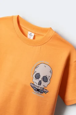 Crianças Springfield Kids Camiseta calavera niño