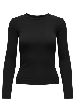 Only Maternity Camiseta canalé premamá de manga larga