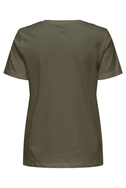 Only Camiseta con estampado y manga corta
