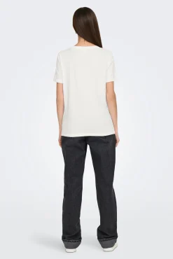 Only Camiseta con estampado y manga corta