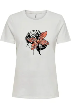 Only Camiseta con estampado y manga corta