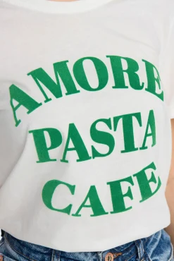 Only Camiseta con lettering
