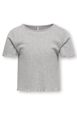 Crianças Only Girls Camiseta cropped niña