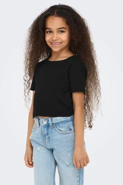 Crianças Only Girls Camiseta cropped niña