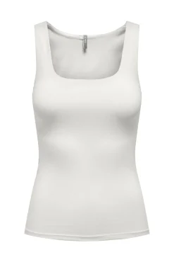 Only Camiseta cuello cuadrado