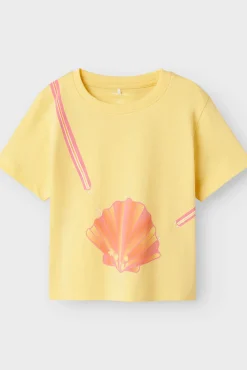Crianças Name it Camiseta de manga corta 100% algodón