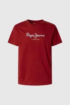 Pepe Jeans Camiseta de manga corta con logo frontal.