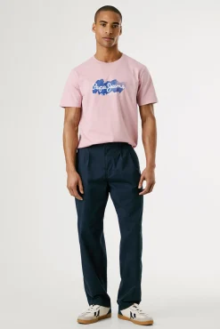 Pepe Jeans Camiseta de manga corta con logo y estampado frontal.