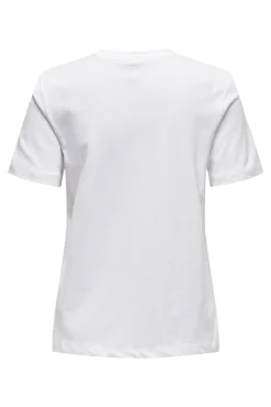 Only Camiseta de manga corta detalle bordados