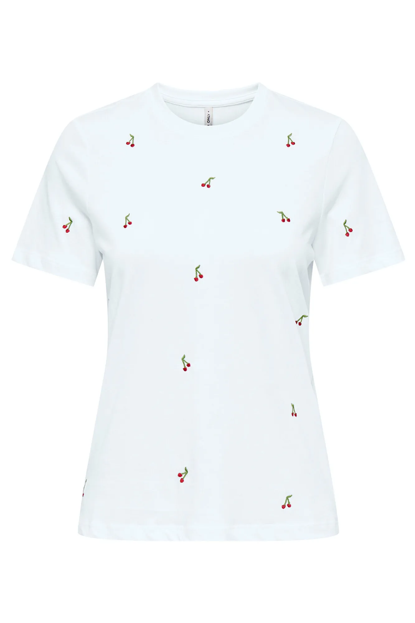 Only Camiseta de manga corta detalle bordados