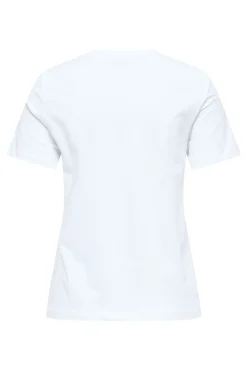 Only Camiseta de manga corta detalle bordados
