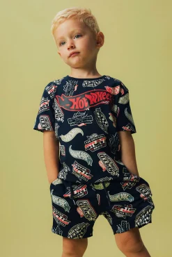 Crianças Name it Camiseta de manga corta Hotwheels