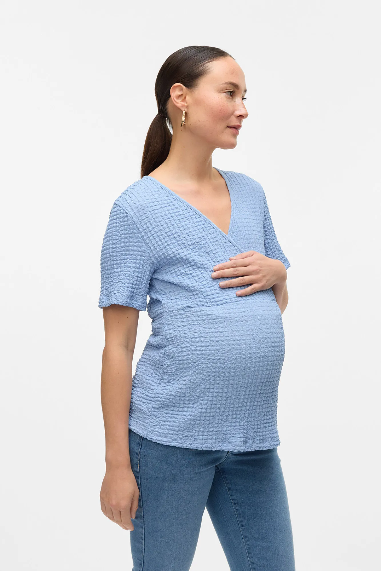 Mamalicious Camiseta de manga corta maternity y lactancia