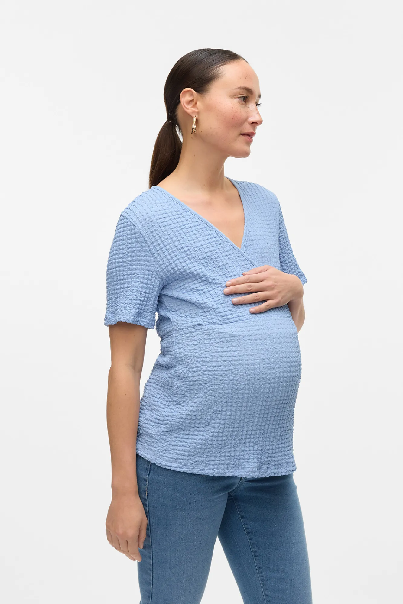 Mamalicious Camiseta de manga corta maternity y lactancia