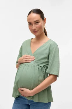 Mamalicious Camiseta de manga corta maternity y lactancia