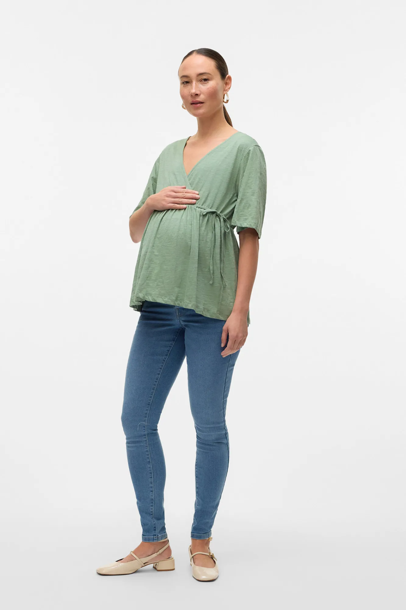 Mamalicious Camiseta de manga corta maternity y lactancia
