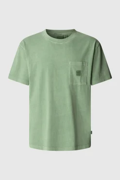 Pepe Jeans Camiseta de manga corta teñida en prenda.