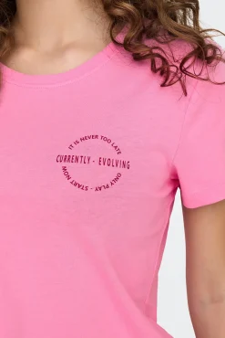 Only Play Camiseta de manga corta y cuello redondo