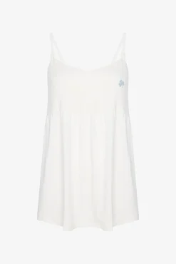 Penti Camiseta de pijama premamá lactancia tirantes blanca