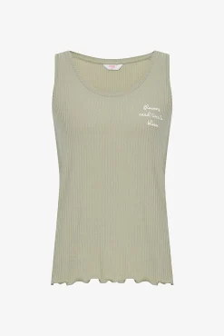 Penti Camiseta de pijama sin mangas caqui