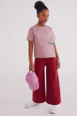 Crianças Springfield Kids Camiseta detalle cordon niña