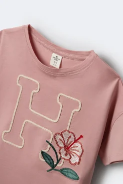 Crianças Springfield Kids Camiseta detalle cordon niña
