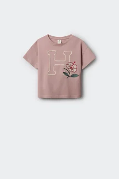 Crianças Springfield Kids Camiseta detalle cordon niña