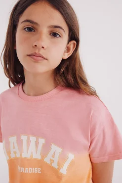 Crianças Springfield Kids Camiseta dip dye niña
