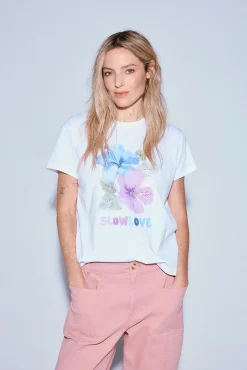 Slowlove Camiseta estampada
