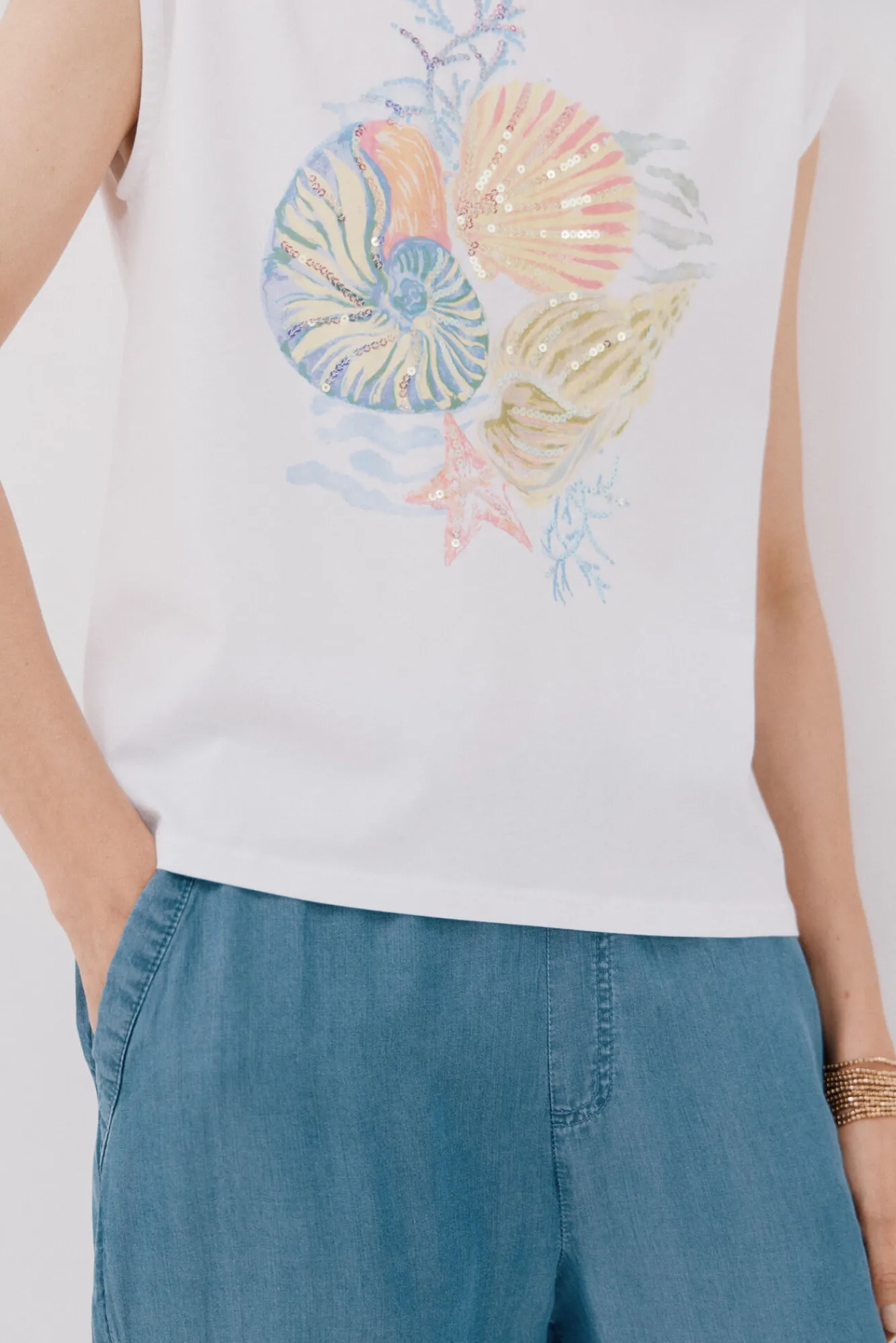 Cortefiel Camiseta estampada