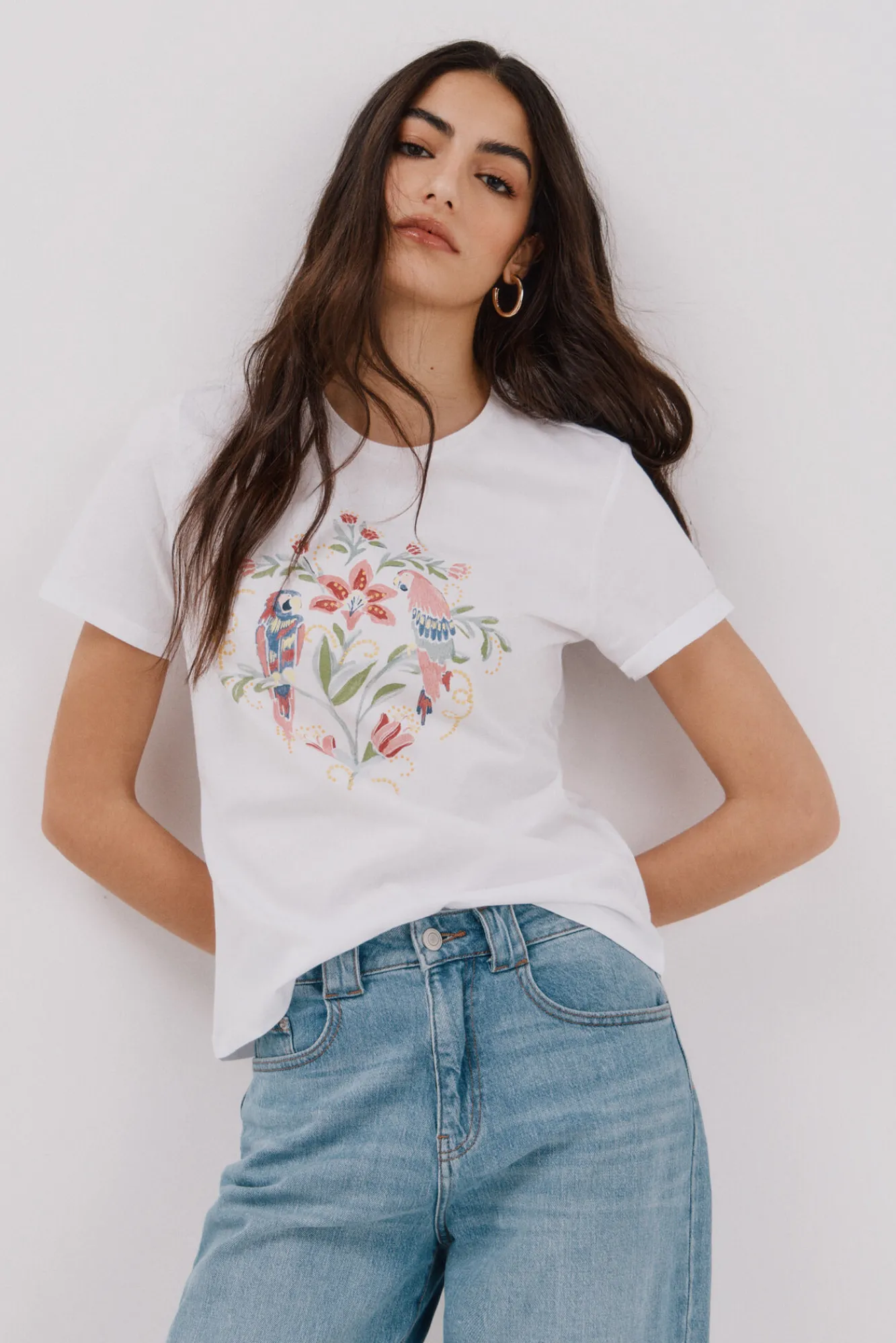 Cortefiel Camiseta estampada