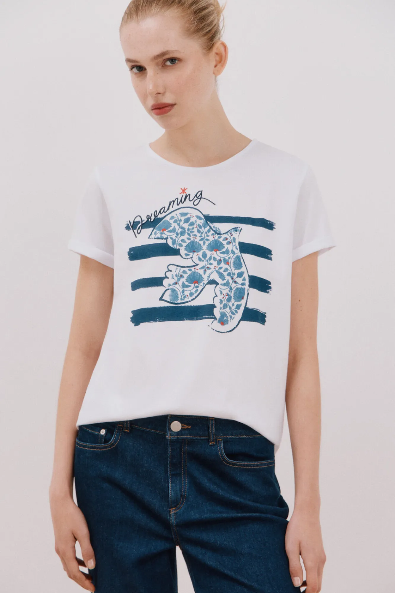 Cortefiel Camiseta estampada