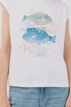 Cortefiel Camiseta estampada