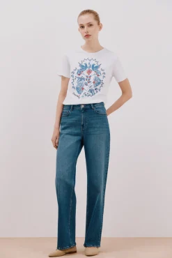 Cortefiel Camiseta estampada
