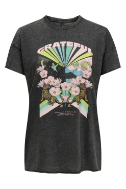 Only Camiseta estampada de manga corta