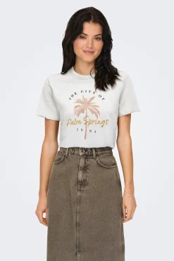 Only Camiseta estampada de manga corta