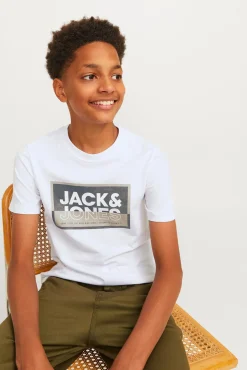 Crianças Jack & Jones Junior Camiseta estampada logo