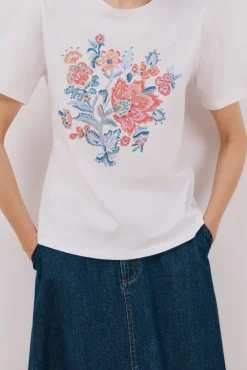 Cortefiel Camiseta estampado floral